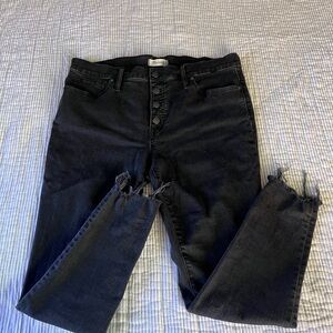 Madewell size 34 high rise skinny jeans
